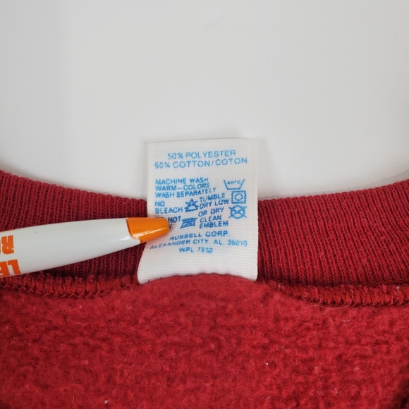 Vintage 80s Russell Phi Kappa Tau Greek Fraternity Crewneck Sweatshirt S College - Picture 3 of 13